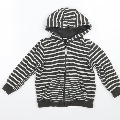 TU Girls Green Striped  Jacket  Size 2-3 Years