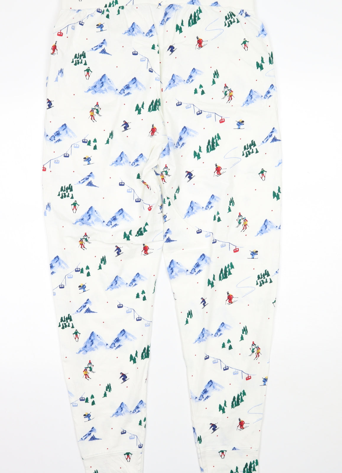 F&F Womens White    Pyjama Pants Size 16