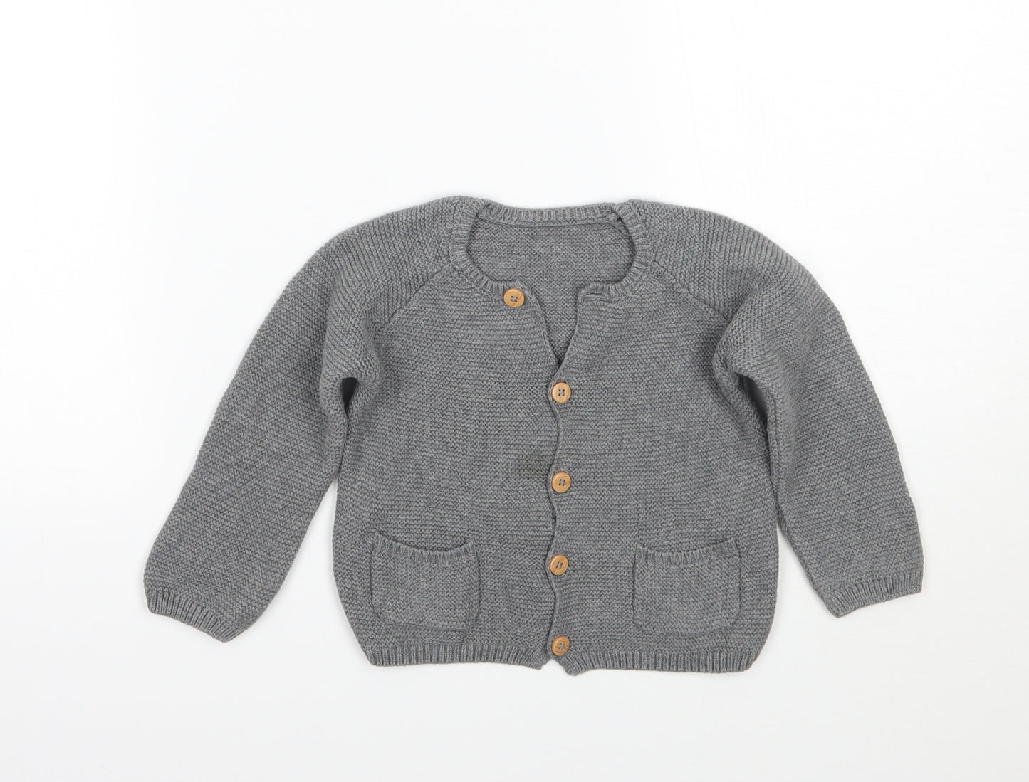 Matalan Baby Grey   Cardigan Jumper Size 9-12 Months