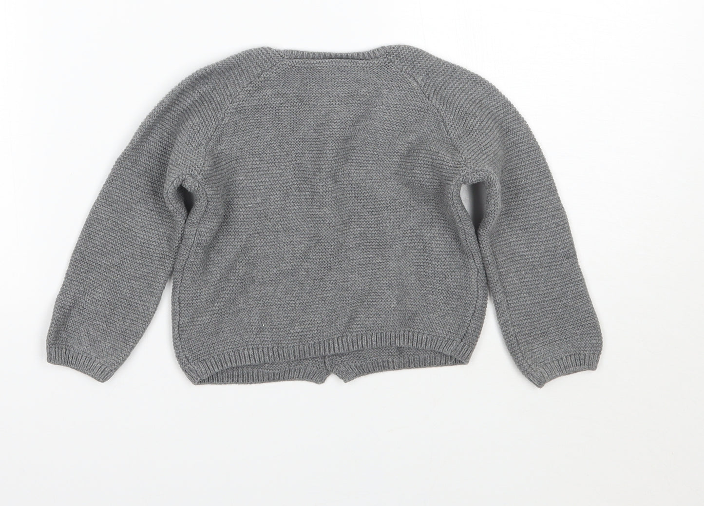 Matalan Baby Grey   Cardigan Jumper Size 9-12 Months