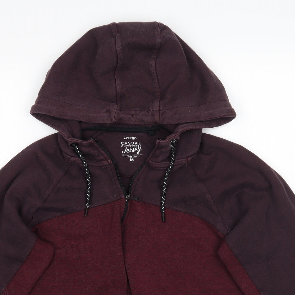 George Mens Purple   Jacket Coat Size M