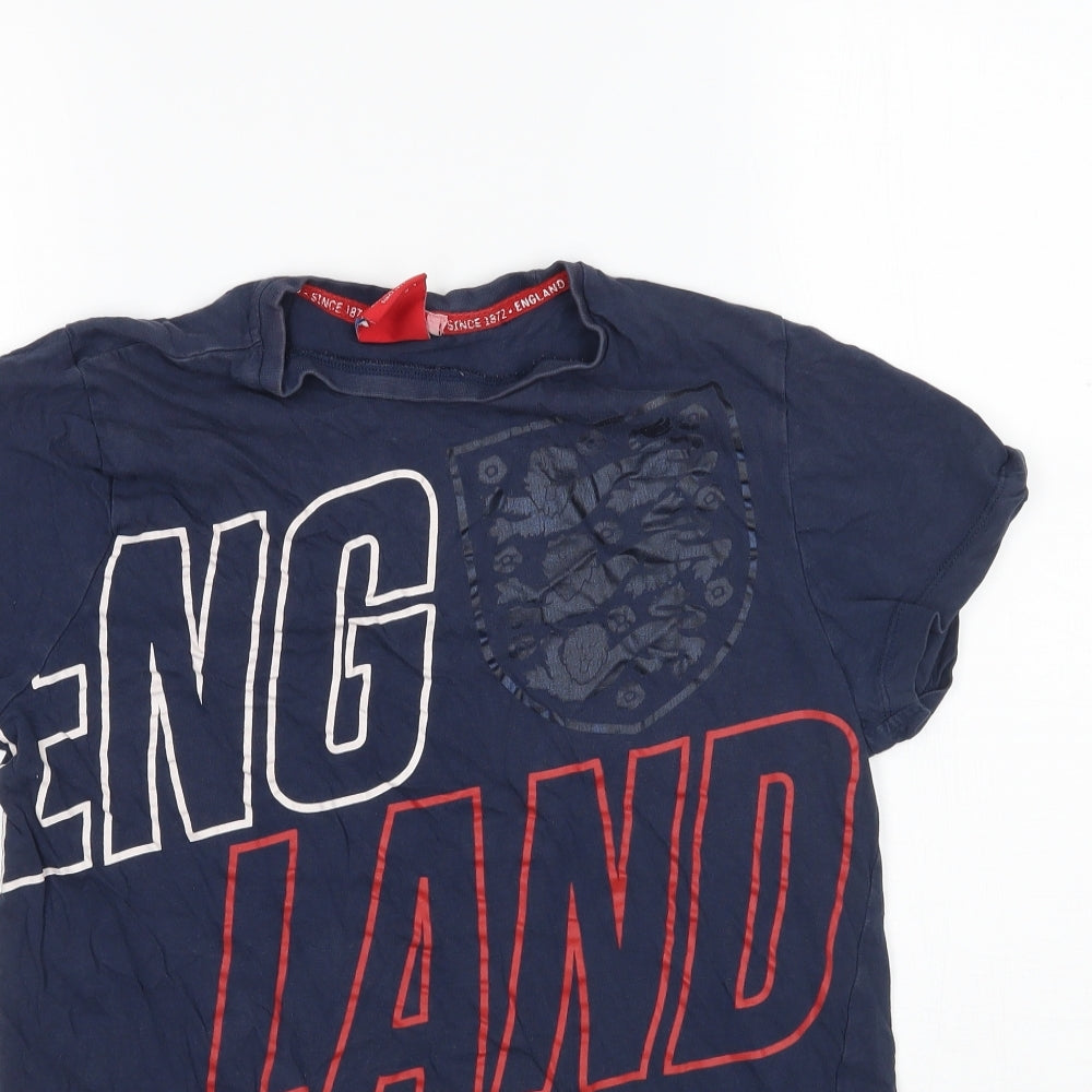England fc Girls Blue   Basic T-Shirt Size 12 Years