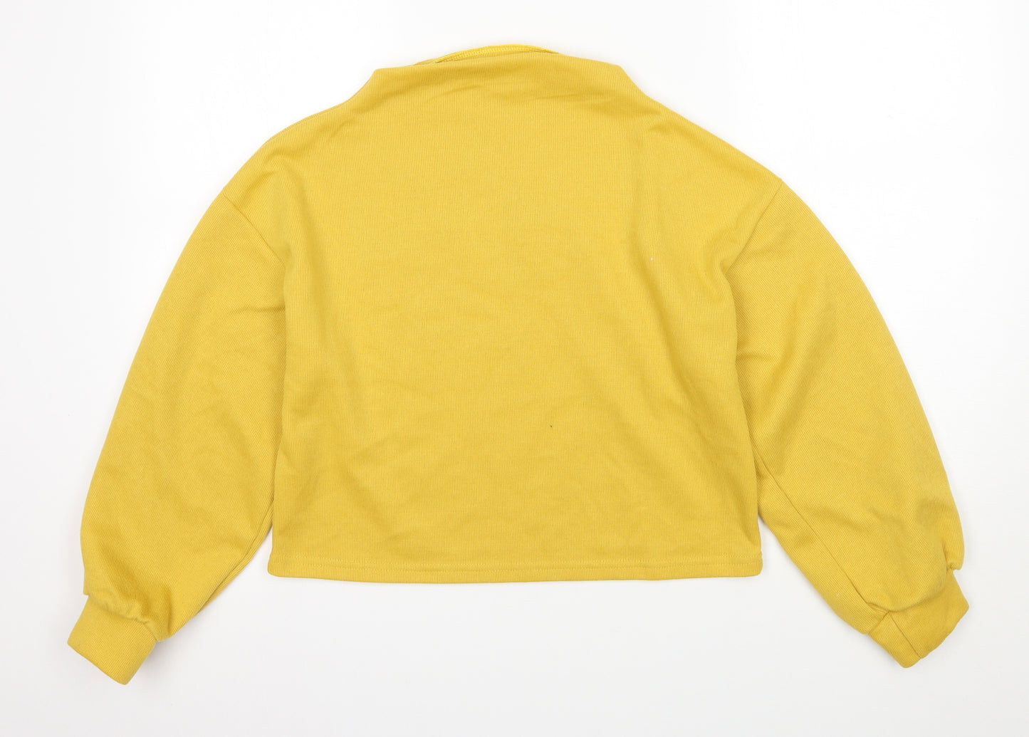 SheIn Womens Yellow   Pullover Jumper Size M