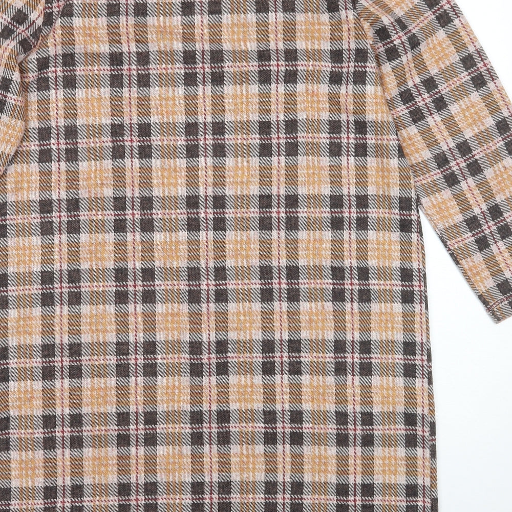 TU Womens Pink Check  A-Line  Size 14