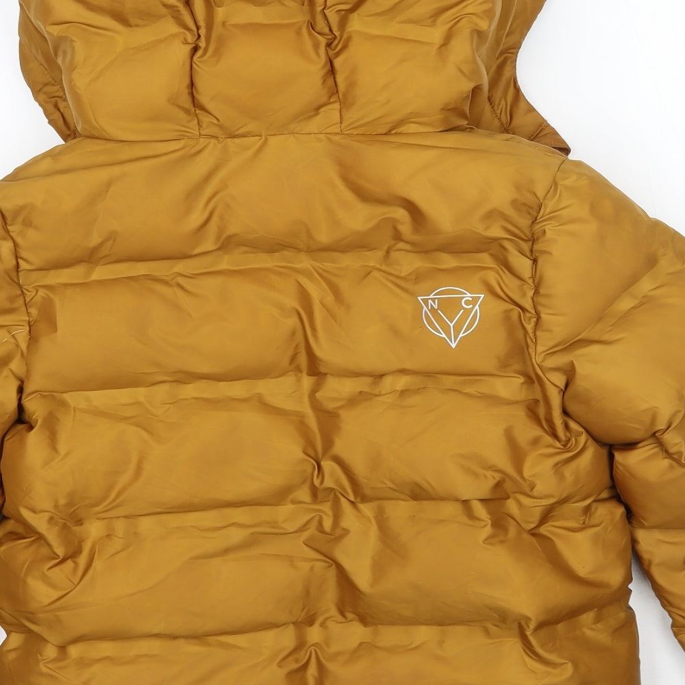 NEXT Boys Gold   Jacket Coat Size 6 Years