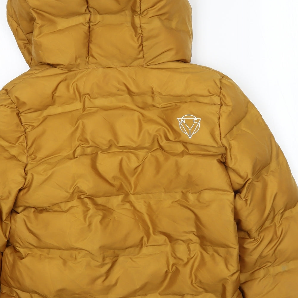 NEXT Boys Gold   Jacket Coat Size 9 Years