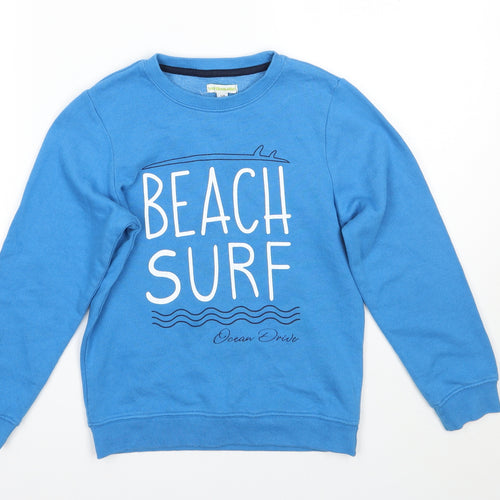 Vertbaudet Girls Blue   Pullover Jumper Size 8 Years