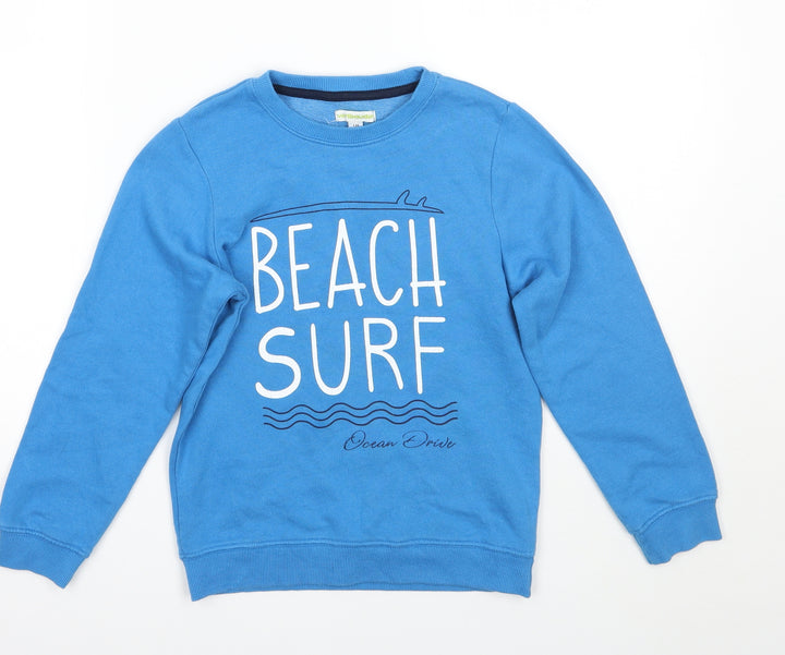 Vertbaudet Girls Blue   Pullover Jumper Size 8 Years