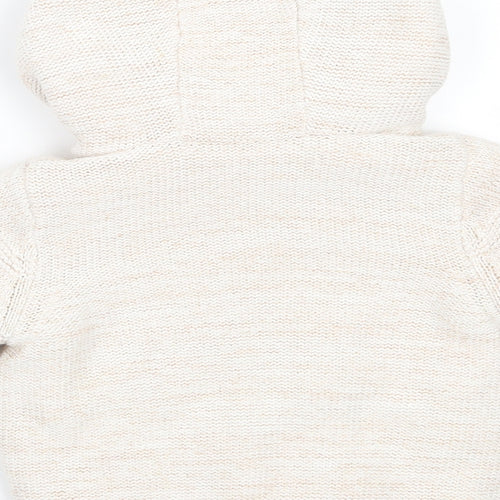 Nutmeg Girls Beige   Cardigan Jumper Size 2 Years