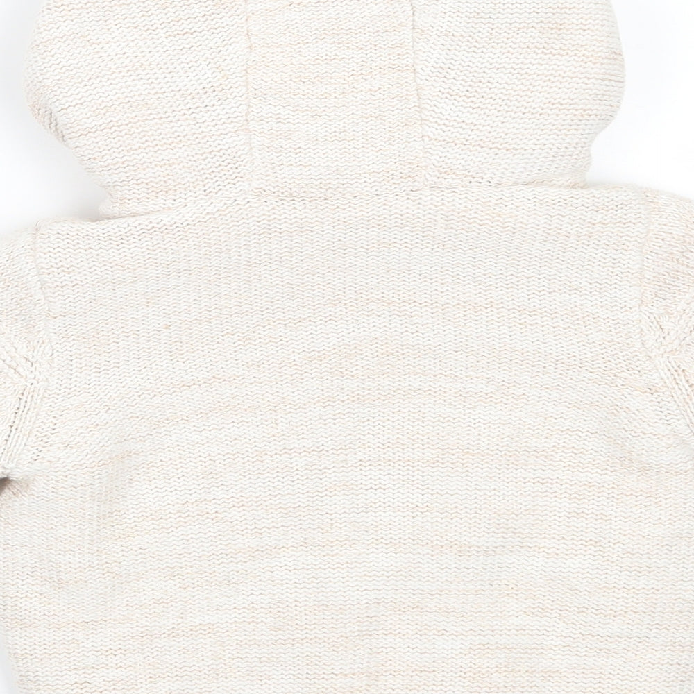 Nutmeg Girls Beige   Cardigan Jumper Size 2 Years