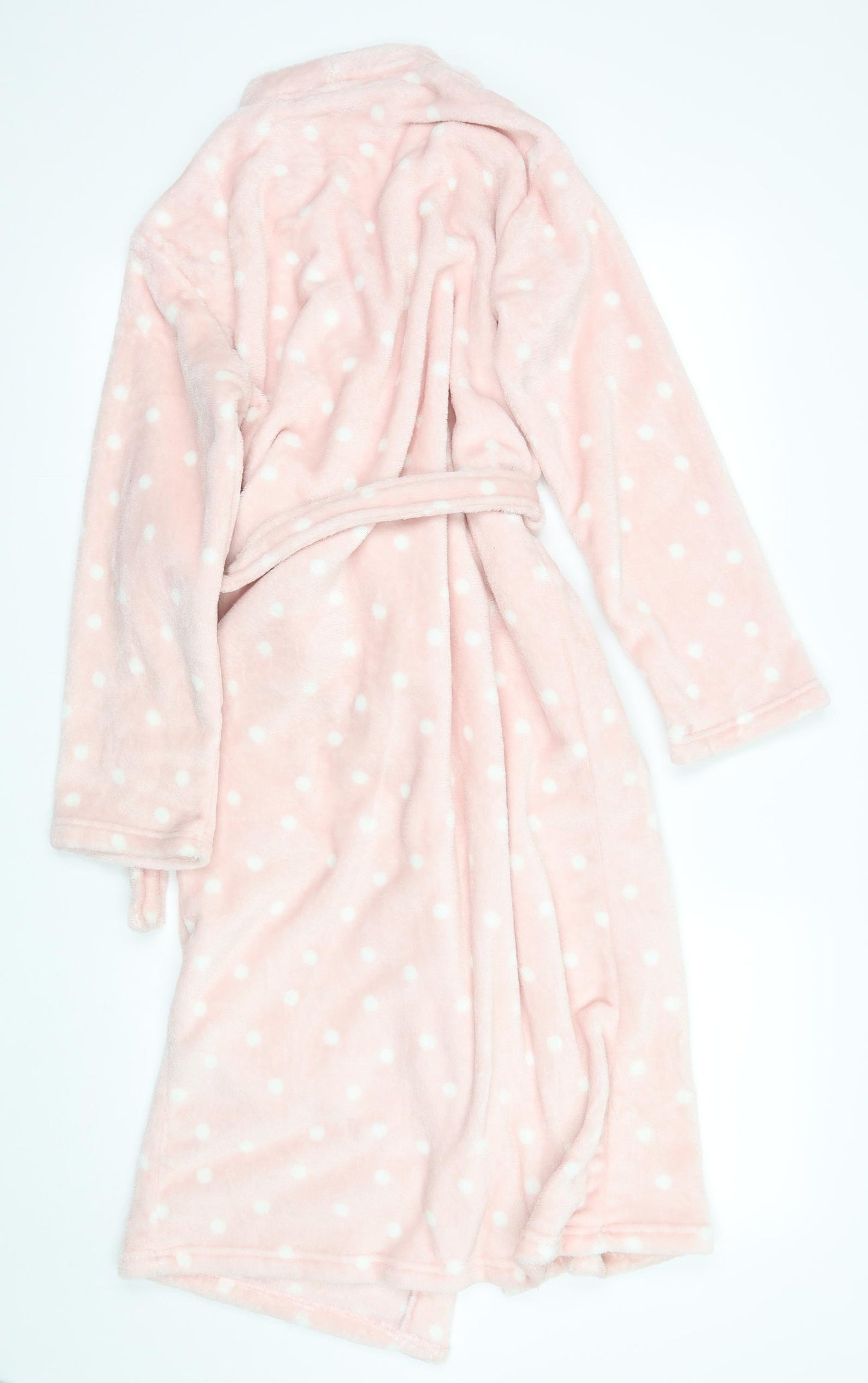 Sleep and dream Womens Pink Polka Dot  Top Gown Size 8