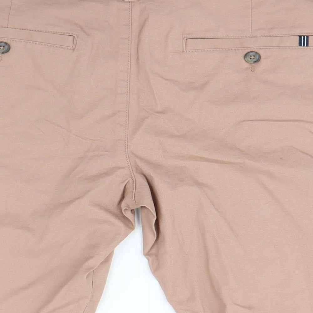 F&F Mens Brown   Chino Shorts Size 34