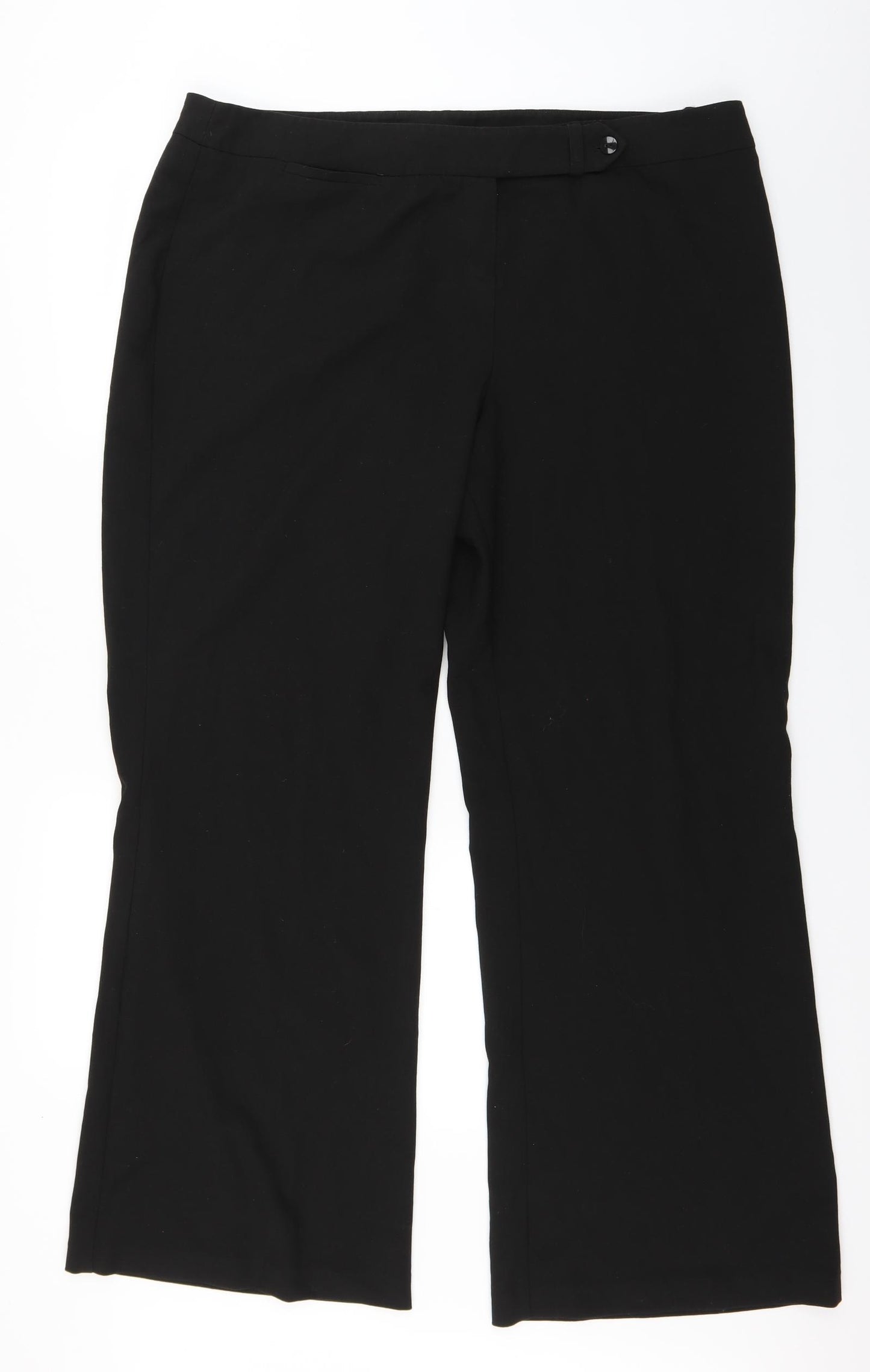 F&F Womens Black   Trousers  Size 20 L28 in