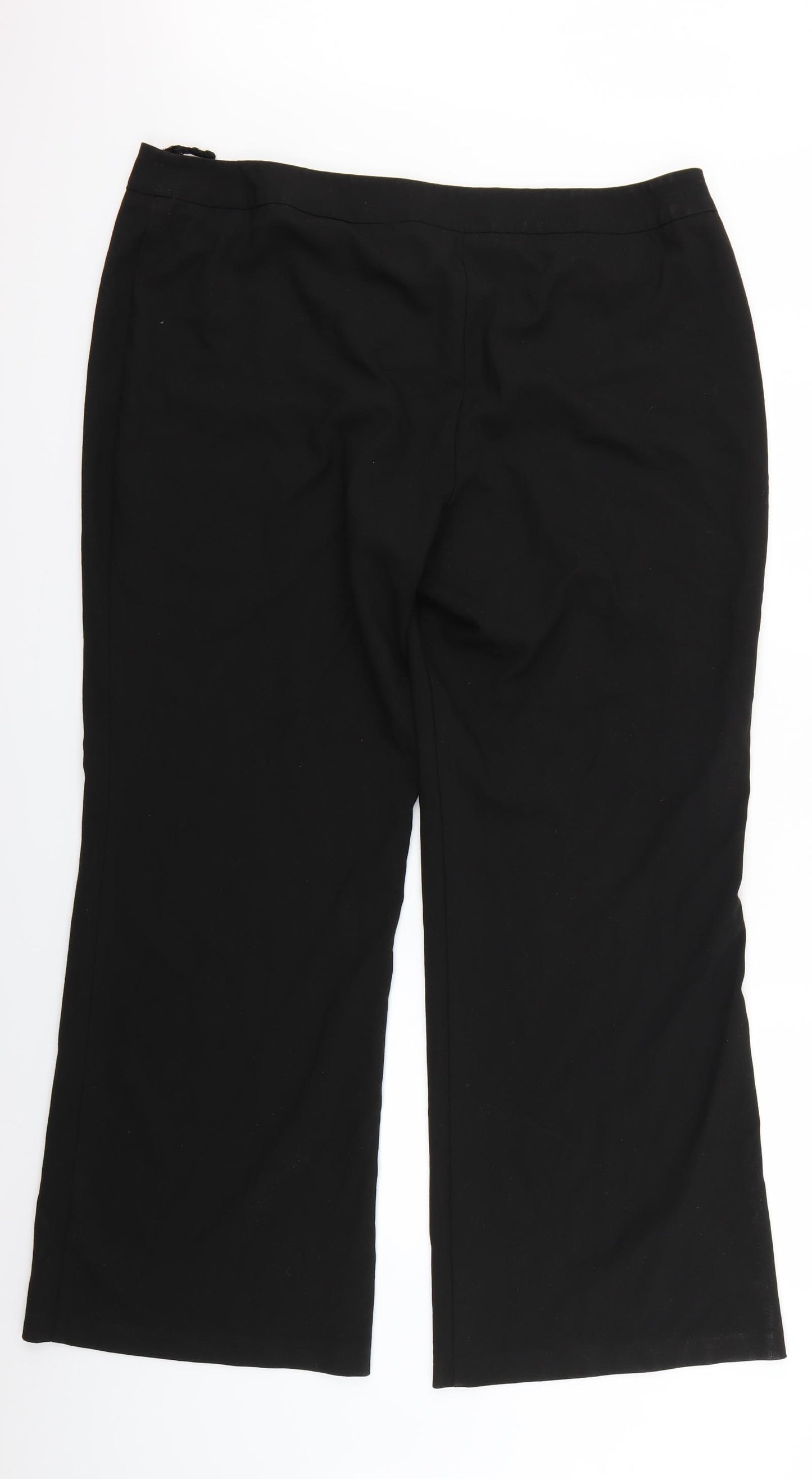 F&F Womens Black   Trousers  Size 20 L28 in
