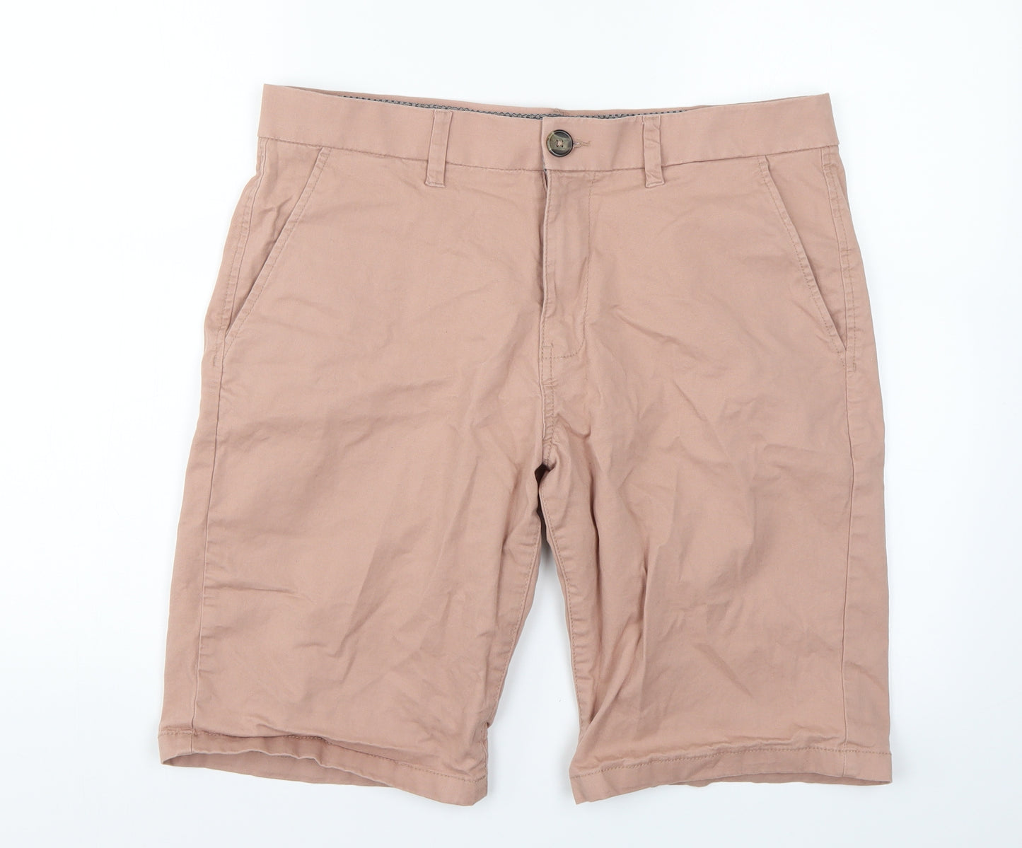 F&F Mens Brown   Chino Shorts Size 34