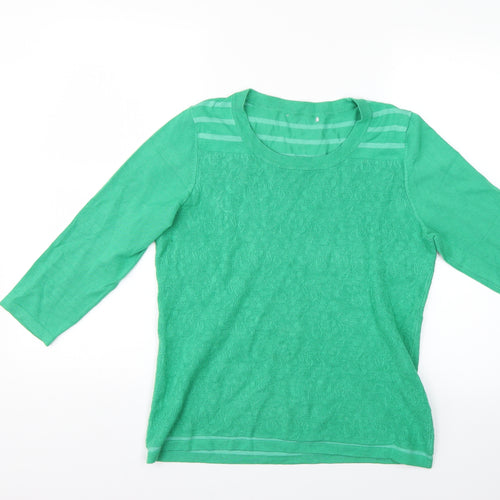 Peruna Womens Green   Pullover Jumper Size 14