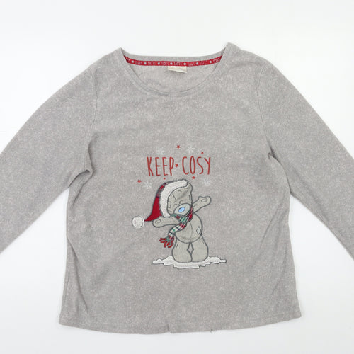 Me To You Womens Grey   Top Pyjama Top Size 12