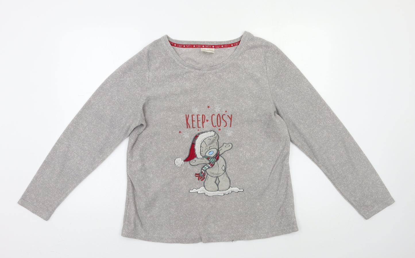 Me To You Womens Grey   Top Pyjama Top Size 12