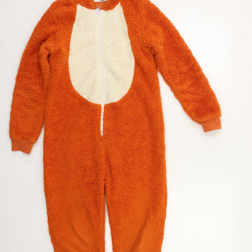 John Lewis Girls Brown    Bodysuit Size 10 Years  - Bear Onesie