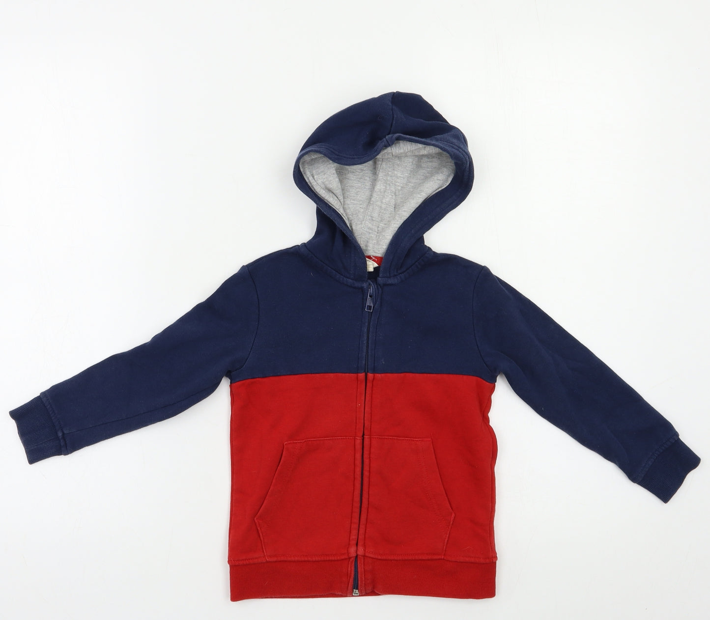 H&M Boys Red   Full Zip Hoodie Size 3-4 Years