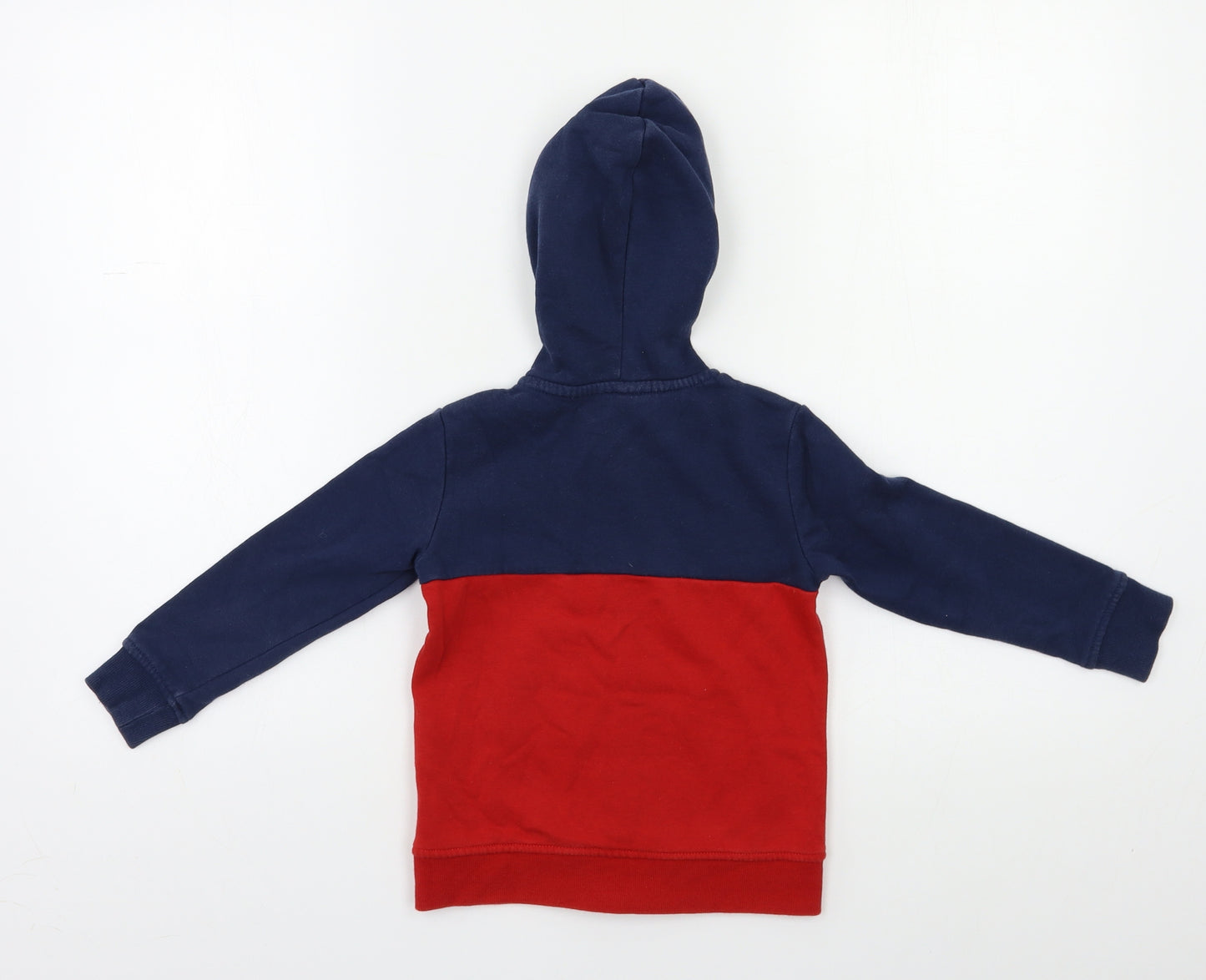H&M Boys Red   Full Zip Hoodie Size 3-4 Years