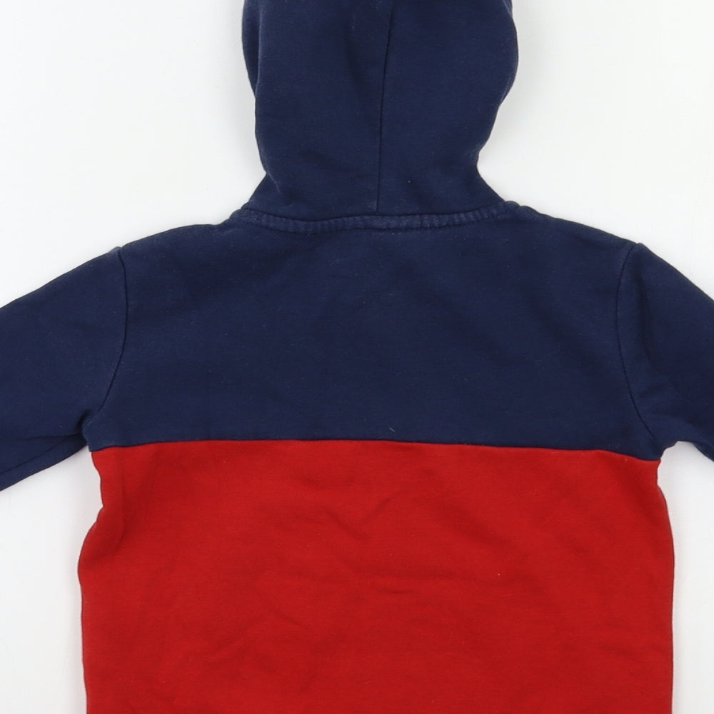 H&M Boys Red   Full Zip Hoodie Size 3-4 Years