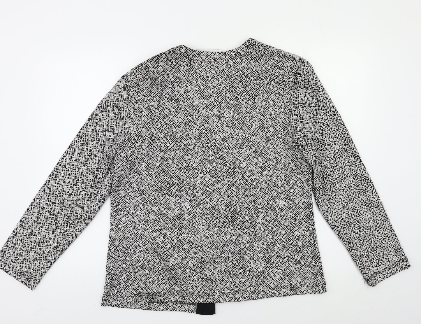 Ronni Nicole Womens Silver   Jacket Blazer Size M