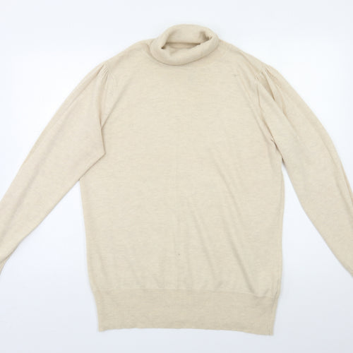 Evans Womens Beige   Pullover Jumper Size 16