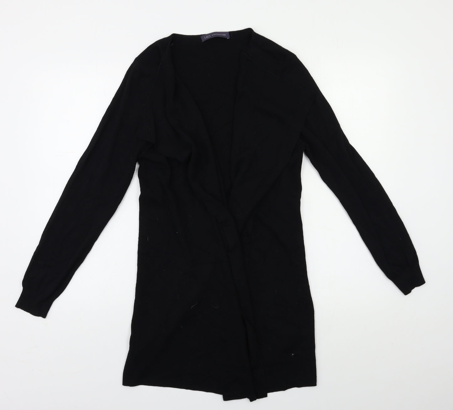 m&s Womens Black   Cardigan Jumper Size M