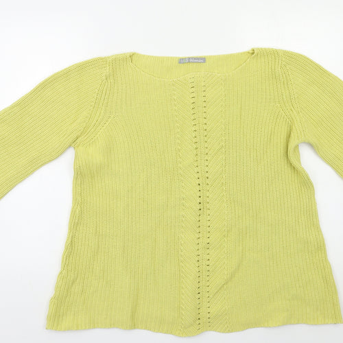 M&S Womens Yellow   Pullover Jumper Size L