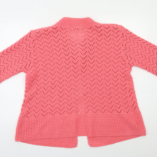 Lady Ice Womens Pink   Cardigan Jumper Size L