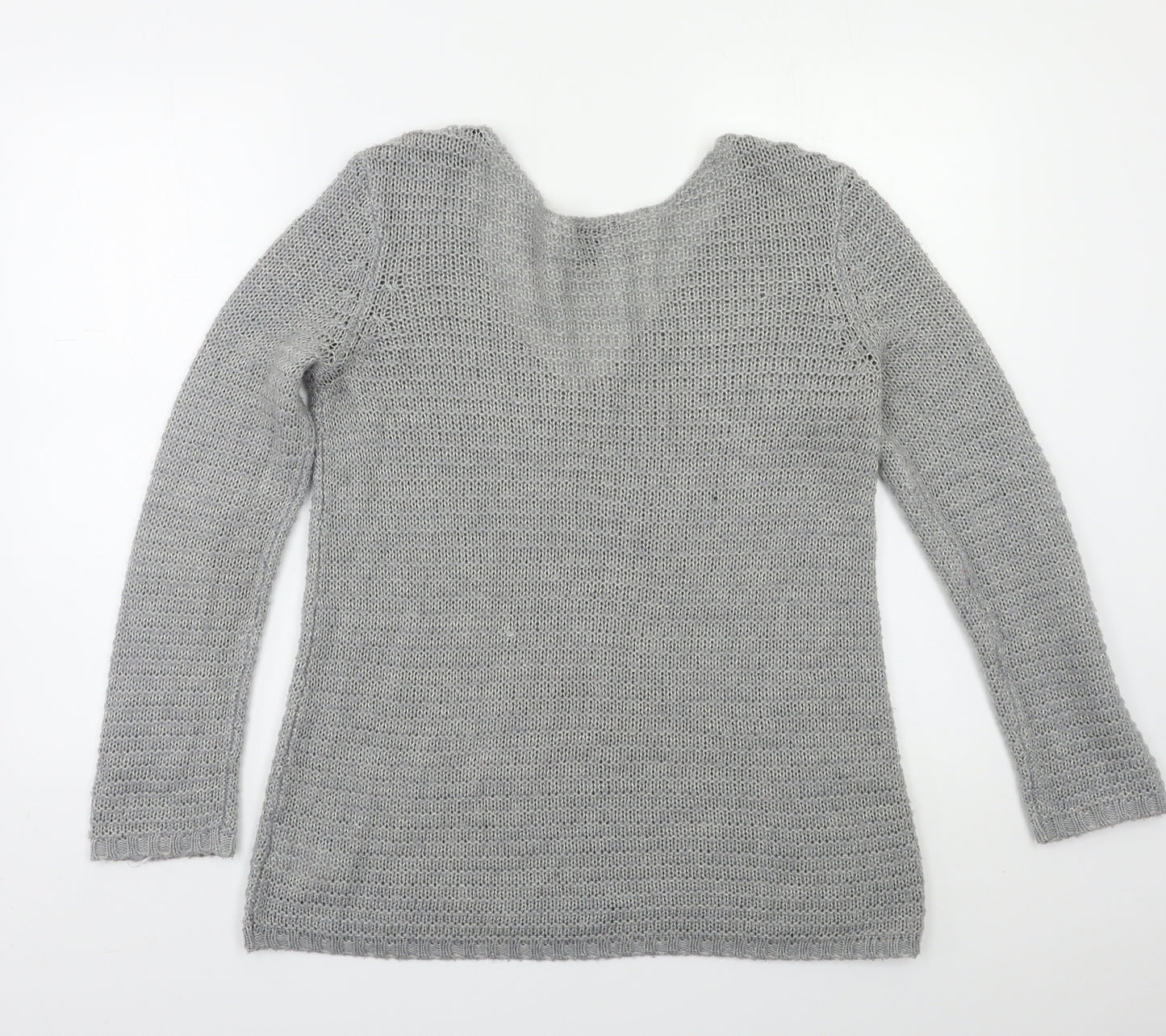 H&M Womens Grey   Pullover Jumper Size S