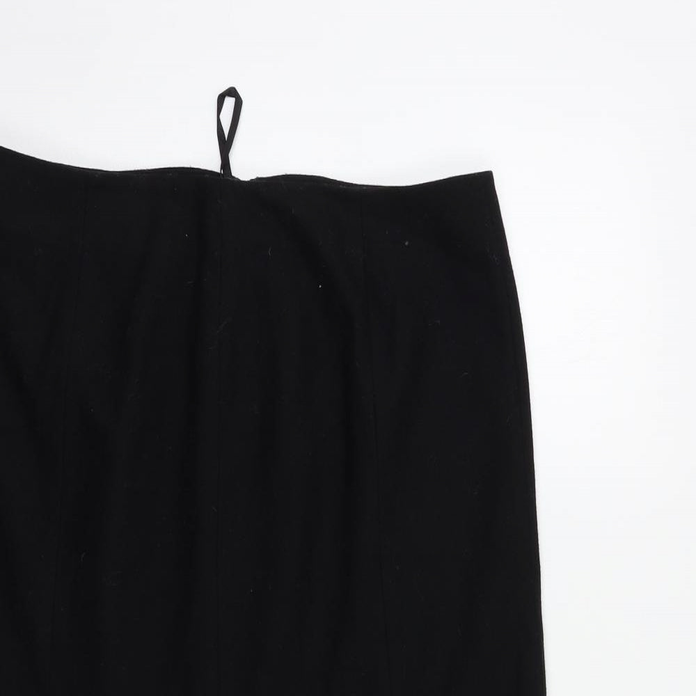CC Womens Black Floral  Flare Skirt Size 12
