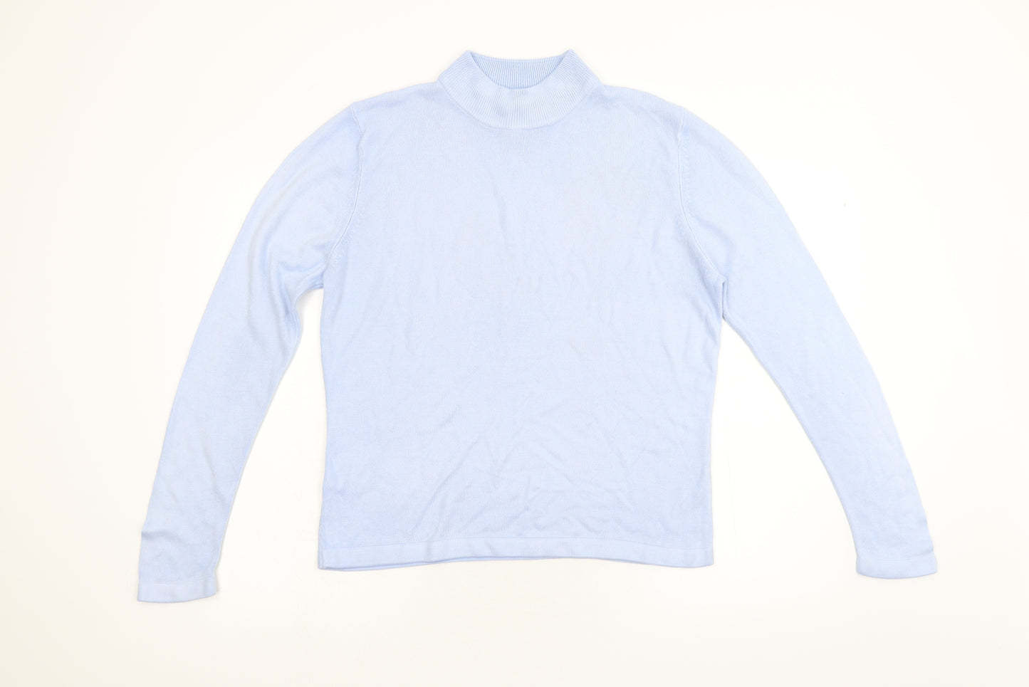 Papaya Womens Blue  Knit Pullover Jumper Size 14