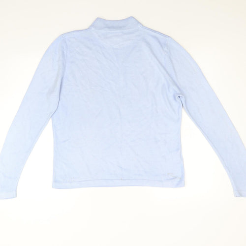 Papaya Womens Blue  Knit Pullover Jumper Size 14