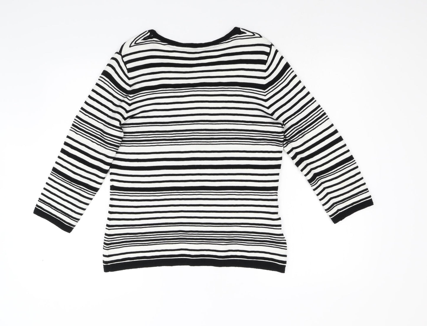 CC Womens Multicoloured Striped Knit Pullover Jumper Size S