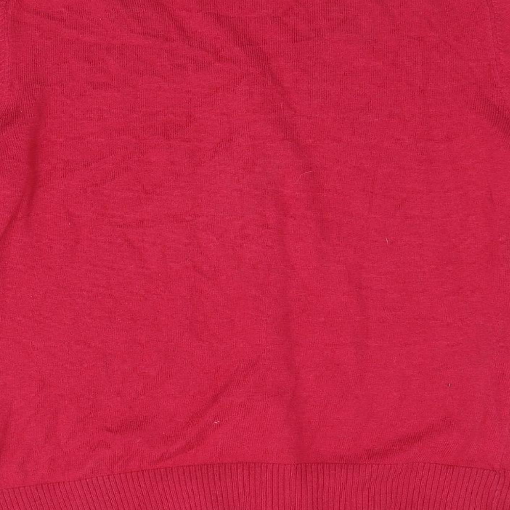 Gap Womens Pink  Knit Cardigan Jumper Size M