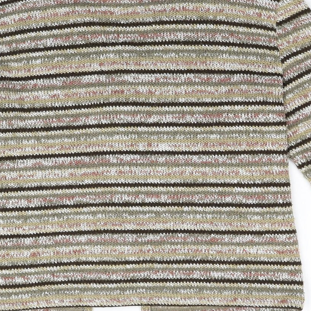 Per Una Womens Brown  Knit Cardigan Jumper Size S