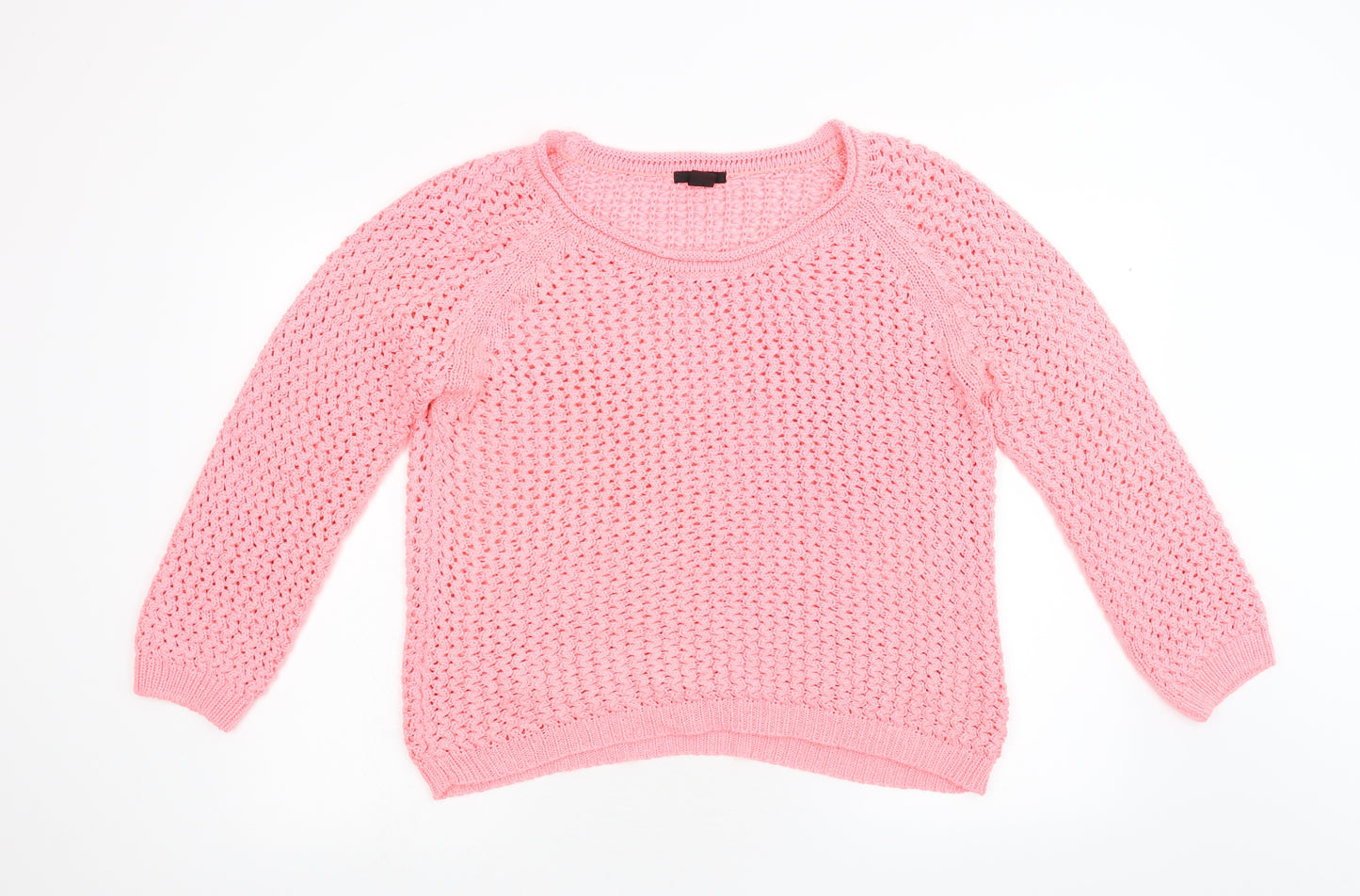 H&M Womens Pink  Knit Pullover Jumper Size L