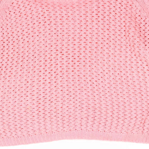 H&M Womens Pink  Knit Pullover Jumper Size L