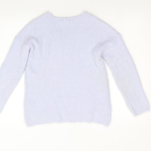 Primark Womens Blue  Knit Pullover Jumper Size M