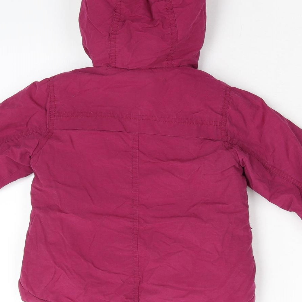 Nutmeg Girls Pink   Overcoat Coat Size 18-24 Months
