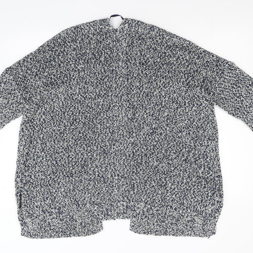 Primark Womens Blue  Knit Cardigan Jumper Size 14