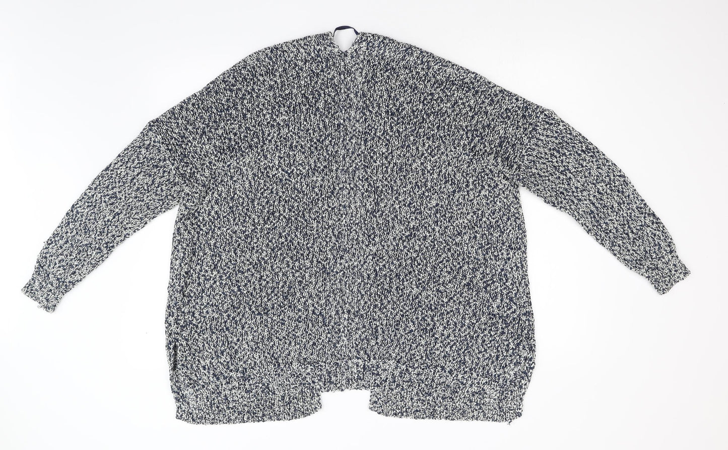 Primark Womens Blue  Knit Cardigan Jumper Size 14
