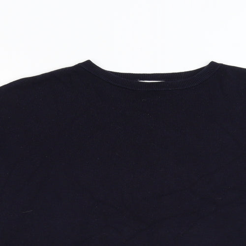 Warehouse Womens Blue  Knit Pullover Jumper Size 14