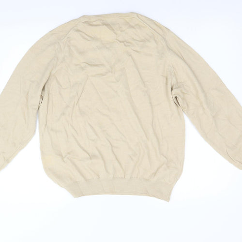 Country Collection Womens Beige  Knit Pullover Jumper Size 16