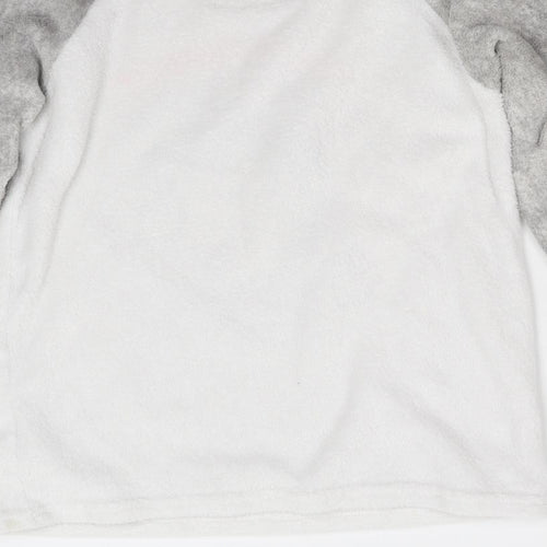 Primark Girls Multicoloured Solid Fleece Top Pyjama Top Size 10-11 Years  - Unicorn