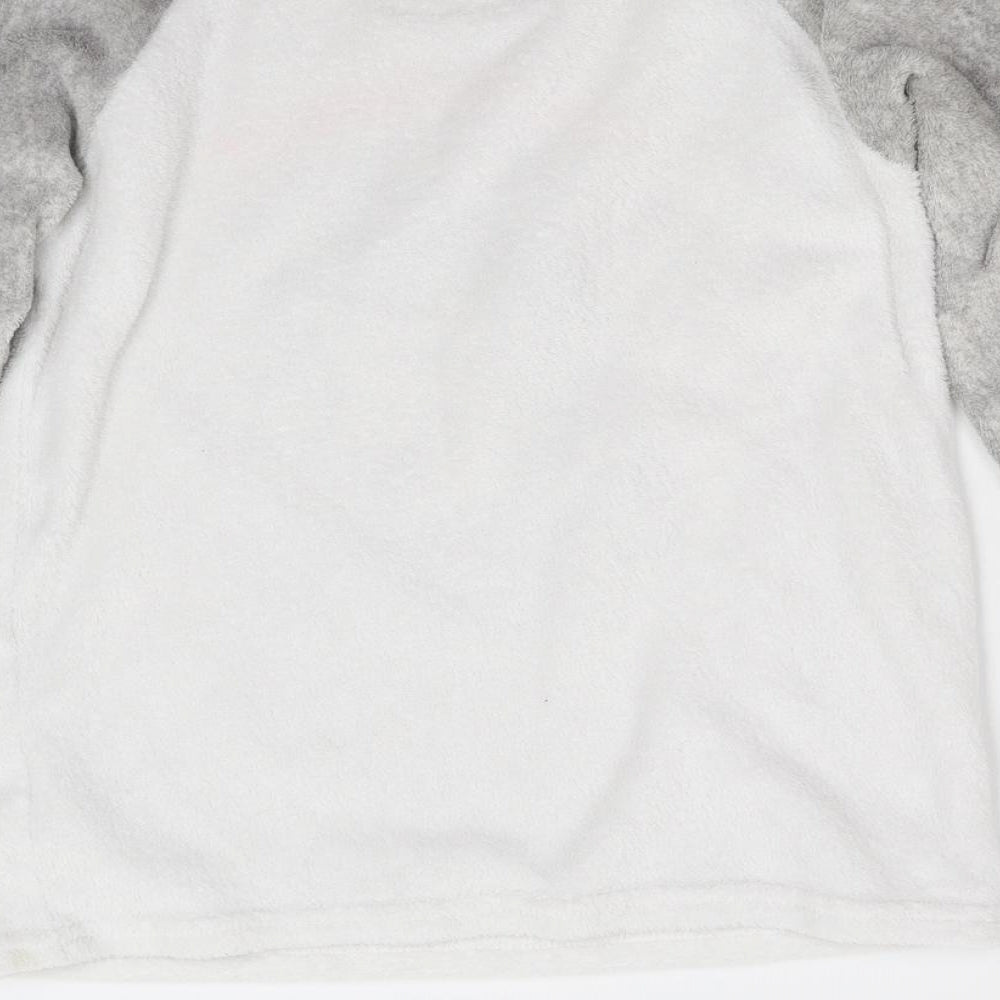 Primark Girls Multicoloured Solid Fleece Top Pyjama Top Size 10-11 Years  - Unicorn