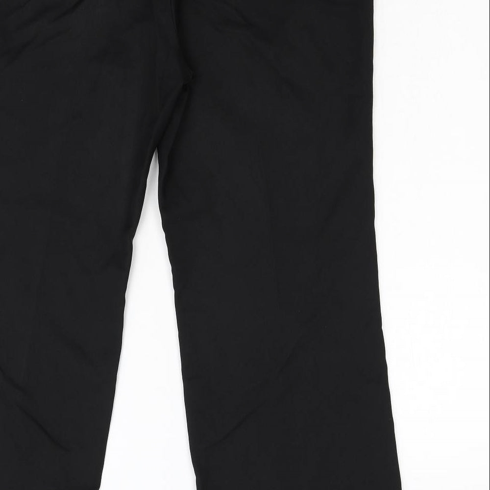 M&S Womens Black   Trousers  Size 18 L28 in - Short
