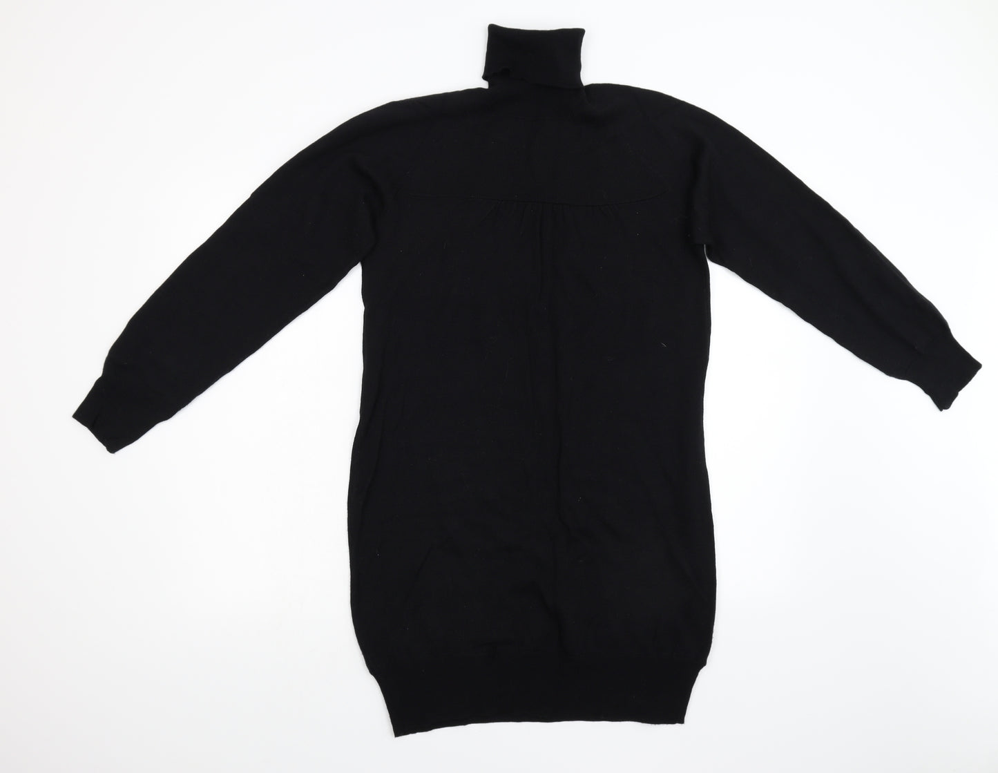 Dorothy Perkins Womens Black  Knit Jumper Dress  Size 10